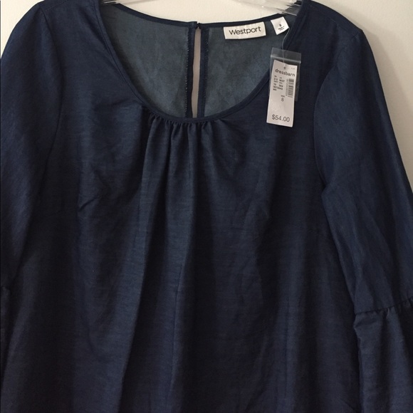 Brand new blue with white stitching dress! - Picture 3 of 6